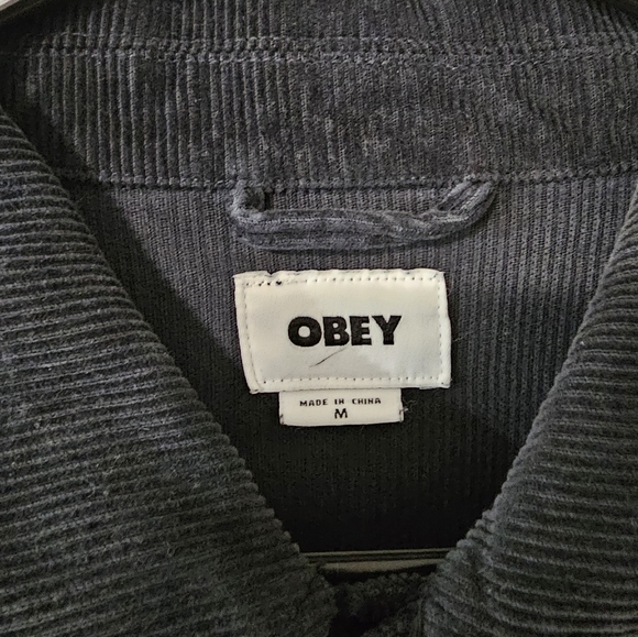 Obey Polo overshirt corduroy - Picture 2 of 6